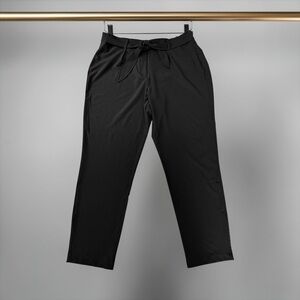 Calvin Klein, Lightweight Dress Pants, Tie Waist Business Casual, Black, Large